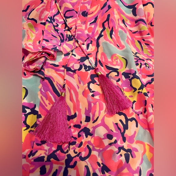 Lilly Pulitzer Lachelle Silk Top - Picture 4 of 5